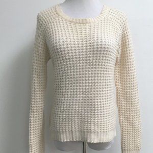 + Beryll ivory 100% cashmere crew sweater S